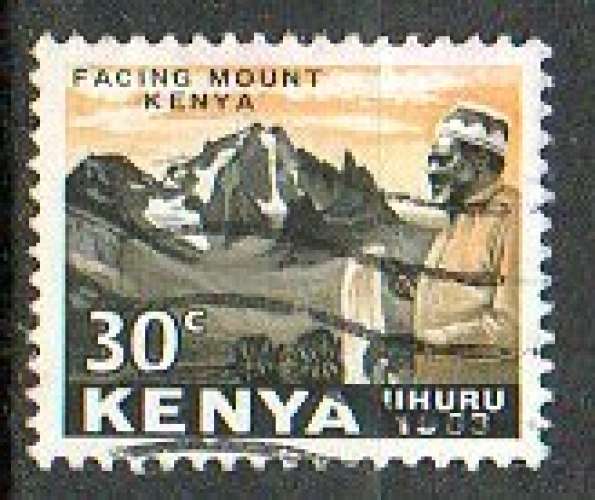 Kenya Yvert N°5 Oblitéré 1963 Mont KENYA