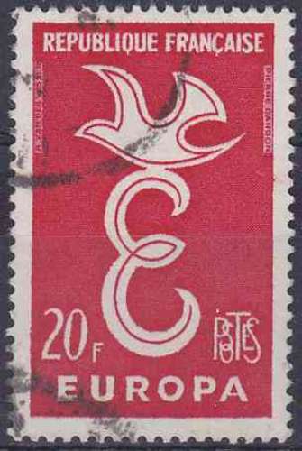 France 1958 oblitéré N° 1173 europa