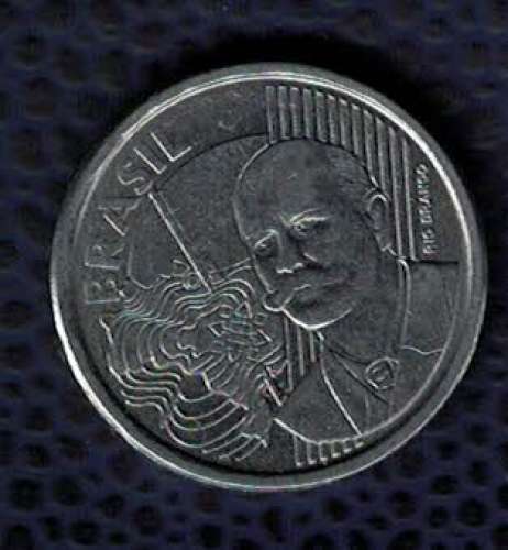 Brésil 2009 monnaie coin moeda moneda 50 centavos