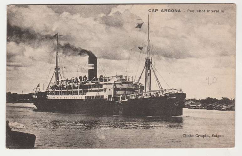 cpa  Cap Arcona Paquebot interallié