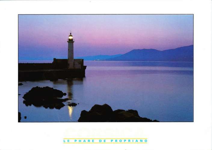 France Carte postale 20A Phare de Propriano