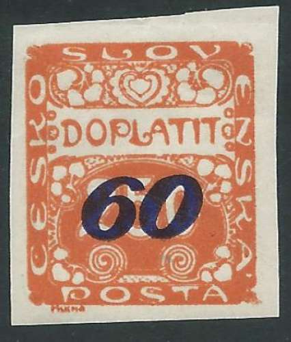 Tchécoslovaquie - Timbres-taxe - Y&T 0036 (*) 