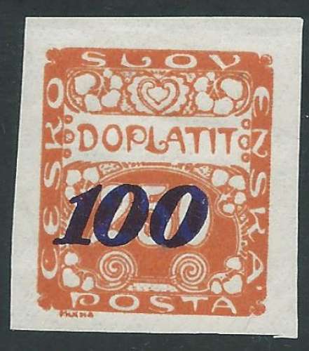 Tchécoslovaquie - Timbres-taxe - Y&T 0039 (*) 