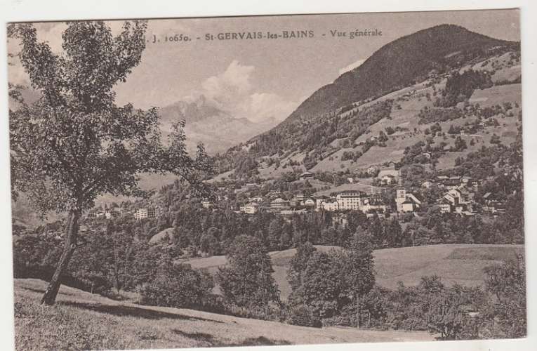 cpa 74 St Gervais-les-Bains Vue générale