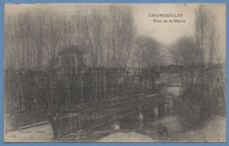 CPA Chamouilley le Pont de la Marne écrite 