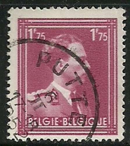 Belgique 1950 - Léopold III - N° Y&T 832 oblitéré