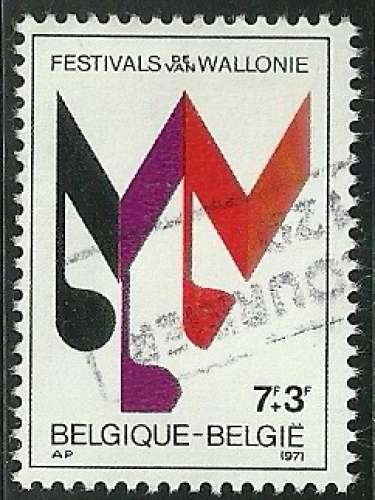 Belgique 1971 - Festival de Wallonie - N° Y&T 1600 oblitéré