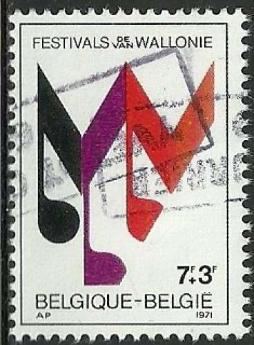 Belgique 1971 - Festival de Wallonie - N° Y&T 1600 oblitéré