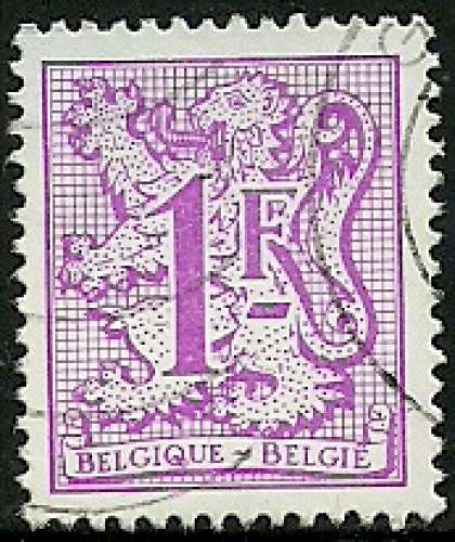 Belgique 1977 - Lion héraldique - N° Y&T 1844 oblitéré