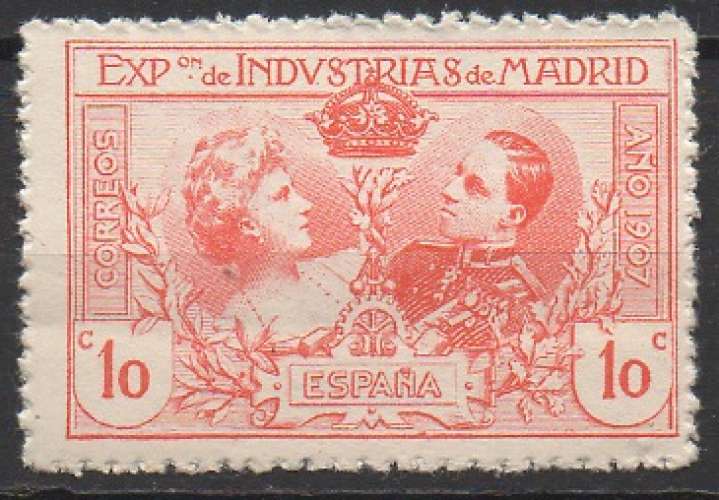 Espagne 1907 - Y & T : 236 - Exposition de Madrid