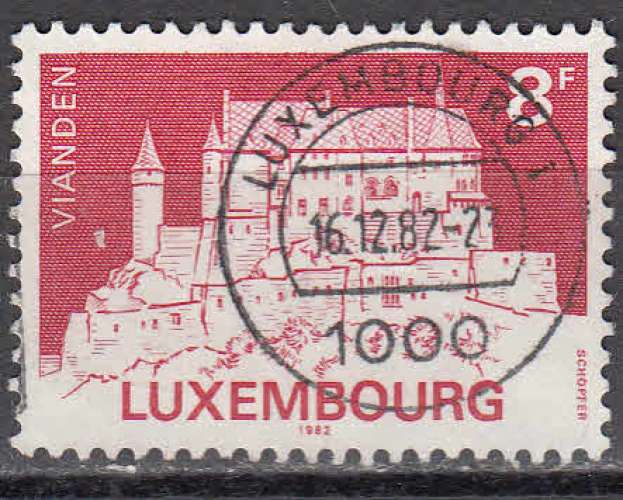 Luxembourg 1982  Y&T  1009  oblitéré   