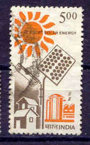 Inde 1988 YT 953 Obl Energie solaire