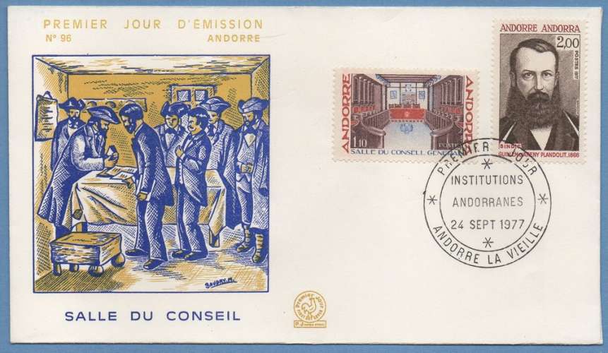 Andorre FDC 1977 N° 265 /6