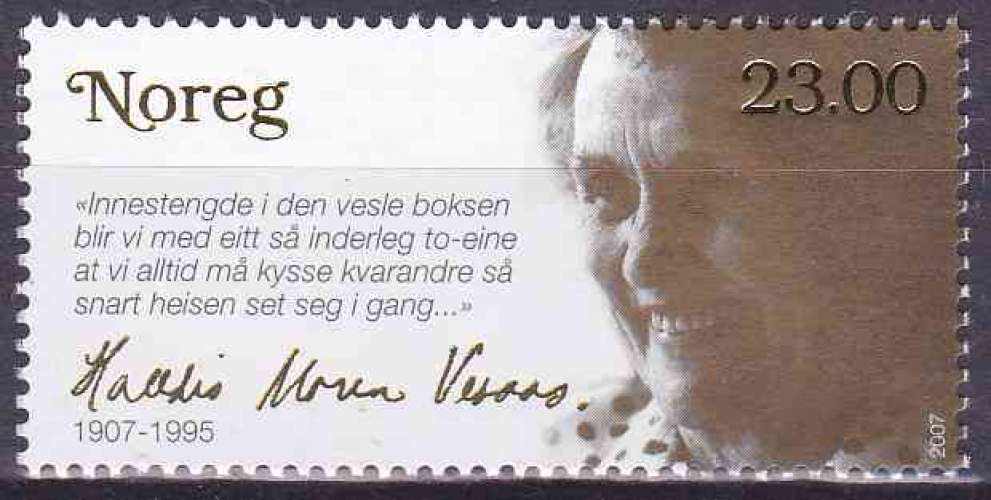 NORVEGE 2007 NEUF** MNH N° 1568