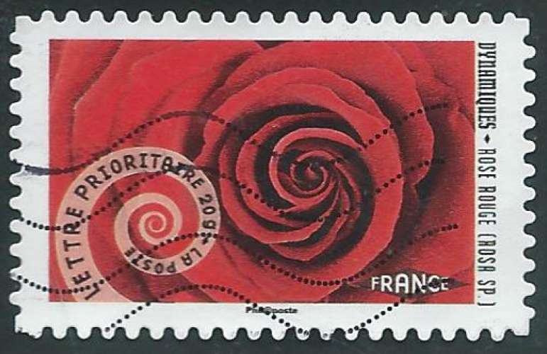 France - Auto-adhésifs - Y&T 0930 (o) - Dynamique - Rose rouge -