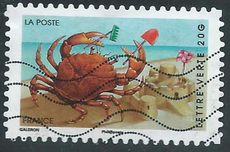 France - Auto-adhésifs - Y&T 0979 (o) - Crabe -