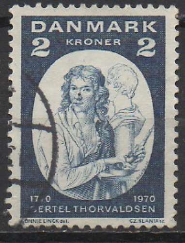 Danemark 1970 - Y & T : 513 - B. Thorvaldsen