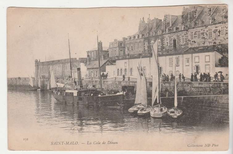 cpa 35 Saint-Malo La Cale de Dinan