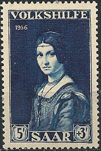 Sarre - 1956 - Y&T 358** - MNH 