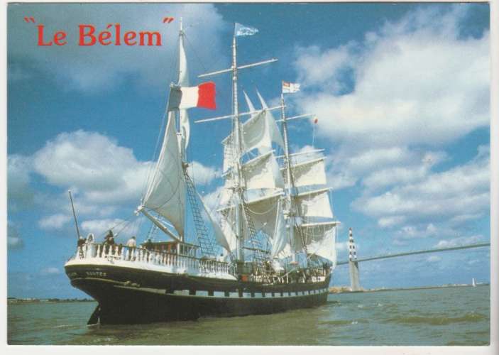 cpm   Voilier Le Belem 