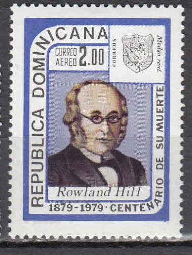 République Dominicaine 1979  Y&T  PA 345  N**  Rowland Hill