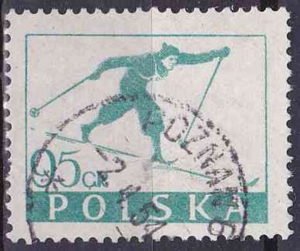 POLOGNE 1954 OBLITERE N° 734