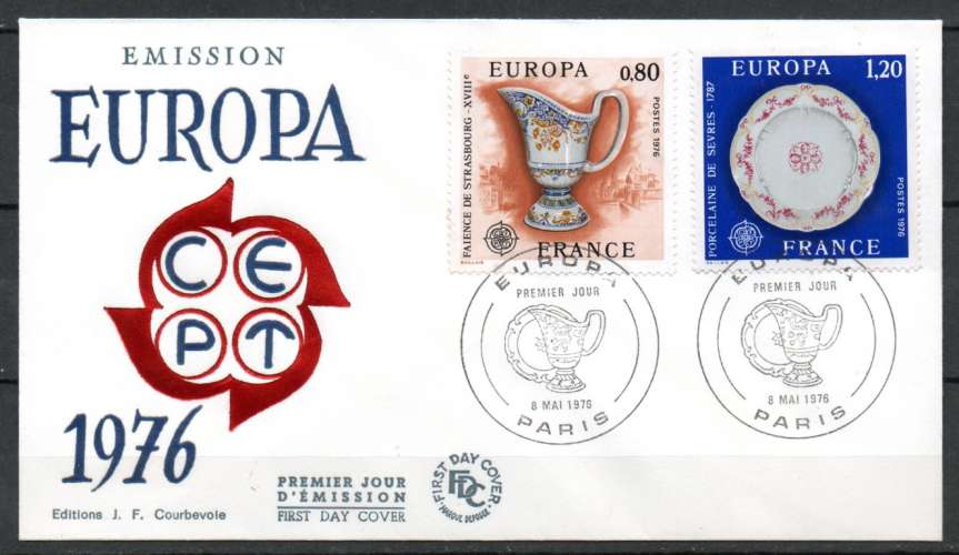 FDC Dept 75 PARIS EUROPA 1976