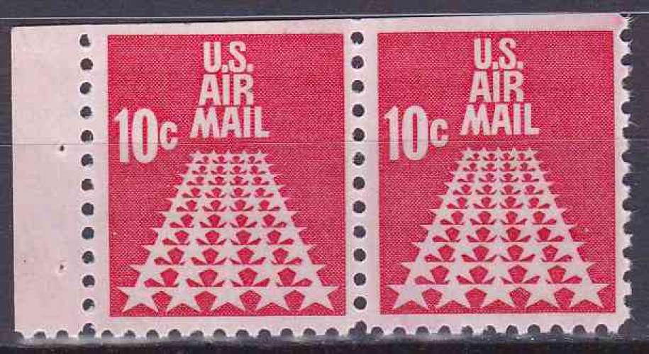 ETATS-UNIS 1968 NEUF** MNH Poste aérienne N° 69a ? paire