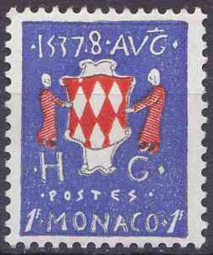 MONACO 1954 NEUF** MNH N° 408 Armoiries