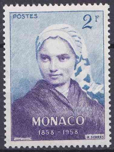 MONACO 1958 NEUF** MNH N° 493 Bernadette Soubirous