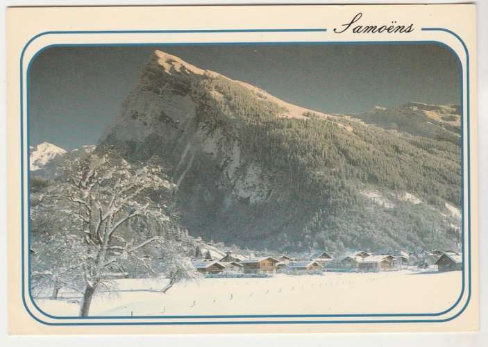 cpm 74  Samoëns Les Chalets de Samoëns et le Criou 