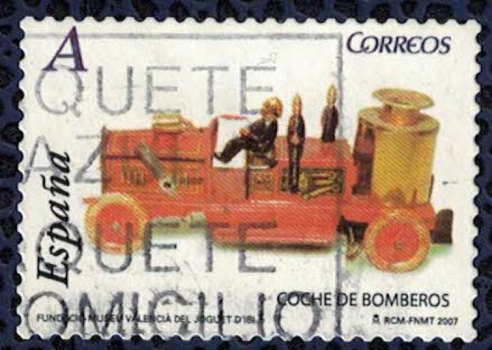 Espagne 2007 Oblitéré Used COCHE DE BOMBEROS Voiture des Pompiers