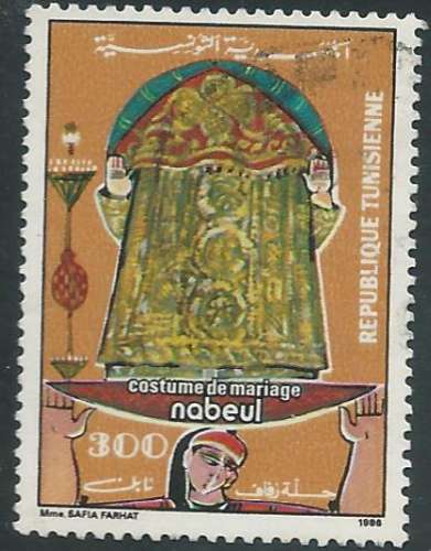 Tunisie - Y&T 1059 (o) - Costume de mariage -