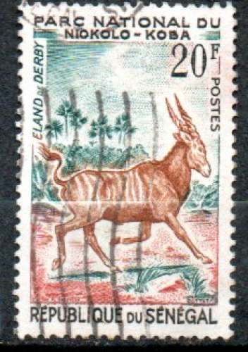 Sénégal Yvert N°201 Oblitéré 1960 Animal Eland de DERBY