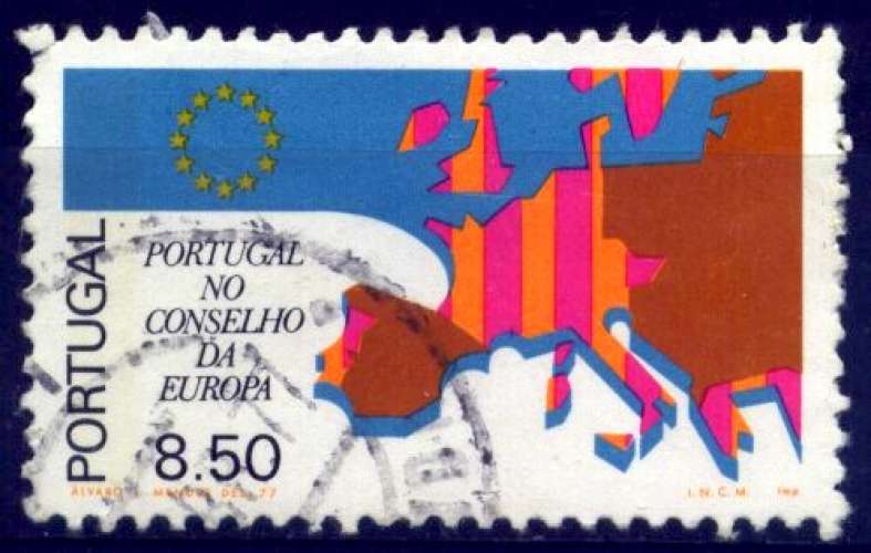 PORTUGAL 1977 Y&T 1328 (o) Conseil Europe