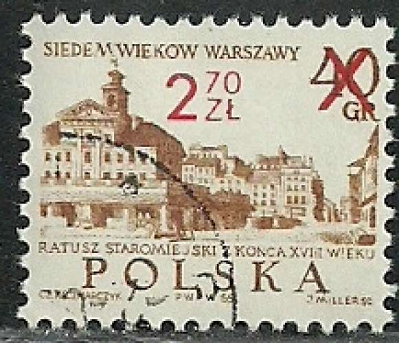 Pologne - Polska 1972 - Varsovie - Y&T 2045 oblitéré