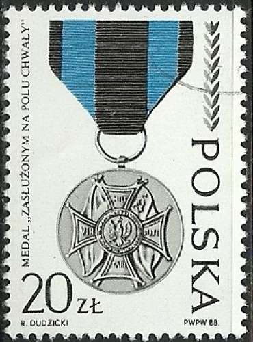 Pologne - Polska 1988 - Médaille - Y&T 2971 oblitéré