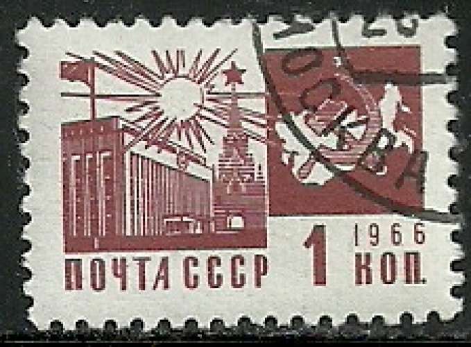 Russie - Russia 1966 - Palais - Kremlin - Y&T 3160 oblitéré