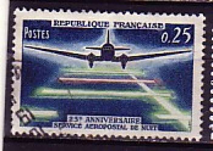 France 1964  Y&T  1418  oblitéré  