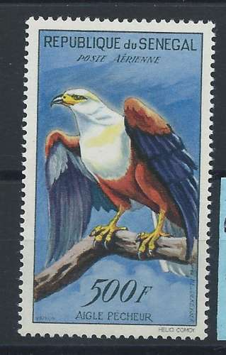 Sénégal PA N° 35** (MNH) Oiseaux Aigle Pécheur (1960-63)