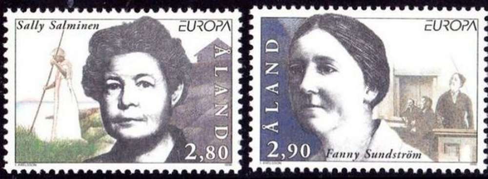 Aland 1996 Europa - Femmes célèbres - Y&T 113/14 **