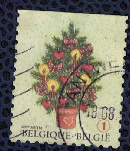 Belgique 2007 Oblitéré Used Arbre de Noël dans un pot