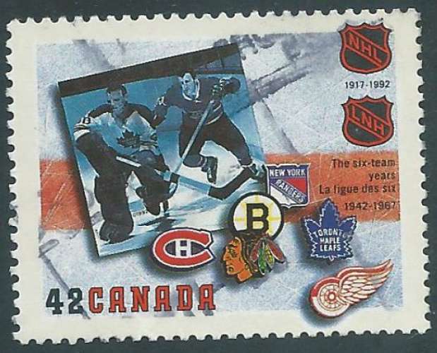 Canada - Y&T 1281 (o) - Hockey sur glace -