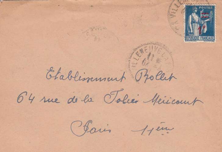 France  1940  Y&T  485  seul sur lettre