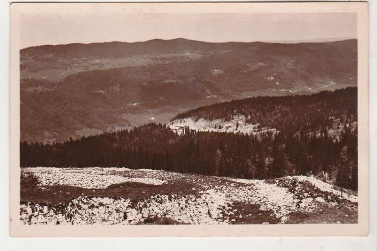 cpsm 39 La Faucille Vue de Montrond  : cachet convoyeur 