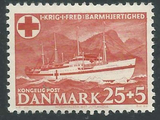 Danemark - Y&T 0343 (**) - Navire hôpital -