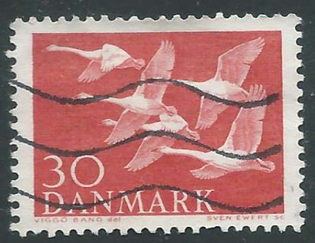 Danemark - Y&T 0372 (o) - Cygnes chanteurs -