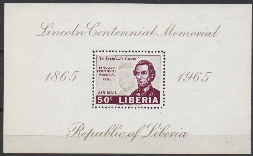 Libéria 1965 - Mi : 33A - Lincoln