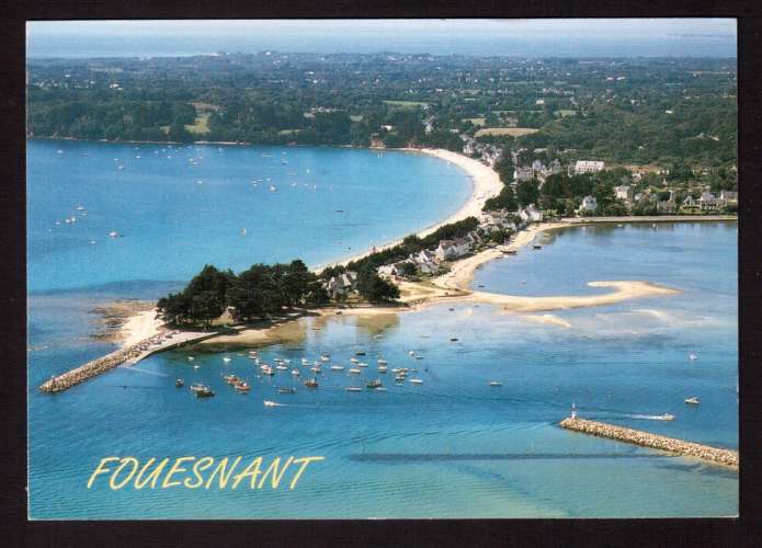 France Cpm  Fouesnant  (Finistère)  la presqu'île de Cap Coz