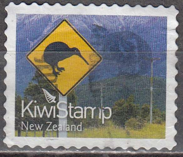  New Zealand 2015 Signalisation Kiwi O Cachet rond